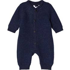 1-3M Jumpsuits Joha Wool Jumpsuit - Navy Blue