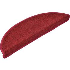 Stair Carpets vidaXL 133881 15-Pack Red 17x56cm