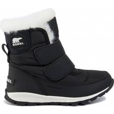 Children's Whitney Velcro Strap Boot - Black/Sea Salt