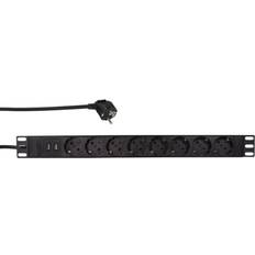 Elartiklar LogiLink LPS227 4-way 1.4m 2usb