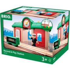 Madera Extensiones de Vía de Tren BRIO World Record & Play Station 33578