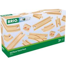 Prolunghe Binario Treno BRIO Set Binari grande 33772 beige