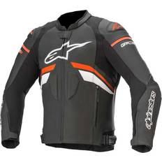 Alpinestars GP Plus R V3 Leather Jacket Black/Neon-Red/White Homme