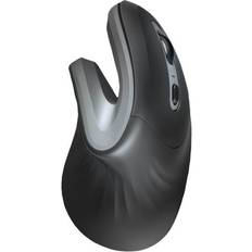 Mouse Standard Trust Wireless Ottico 6 Tasti 1600 DPI Colore Nero/Argento