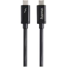 Thunderbolt-Thunderbolt - Thunderbolt-kabler Hama Thunderbolt 3 USB C - USB C M-M 0.5m