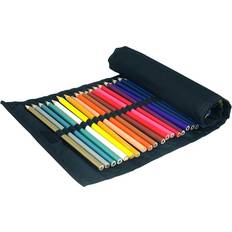 Träfärgpennor Sense Rolling Case Wooden Crayons 36-pack