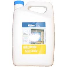 Kokt linolja Nitor Linseed Oil Träolja Transparent 5L