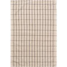 Kariert Handtücher ferm LIVING Hale Küchenhandtuch Beige (70x50cm)