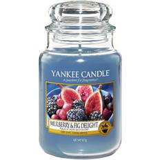 Blue Scented Candles Yankee Candle Mulberry & Fig Delight Large Scented Candle 623g