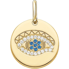 Thomas Sabo Smykker Thomas Sabo Love Bridge Eye Pendant - Gold/White/Blue