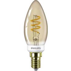 Philips b35 e14 Philips Classic B35 LED-kynttilä kulta E14 2,5W