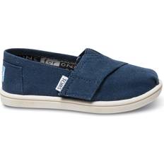 Klittenband Espadrilles Toms Alpargata Tiny Canvas Slip-On Shoenen - Navy