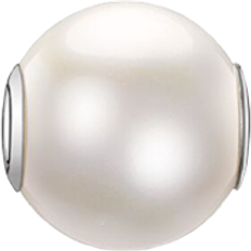 Pearl Charms & Pendants Thomas Sabo Karma Big Bead Charm - Silver/Pearl