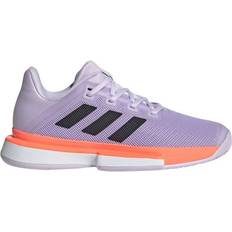 Purple adidas adidas Solematch Bounce Hard Court W - Purple Tint/Core Black/Signal Coral