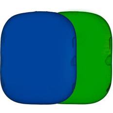 Collapsible Reversible 1.5x1.8m Chromakey Blue/Green