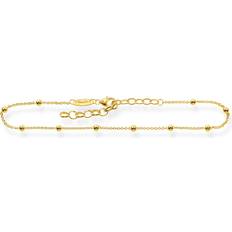 Argent Chevilles Thomas Sabo Chaîne de cheville dots or couleur or jaune AK0002-413-39-L27V