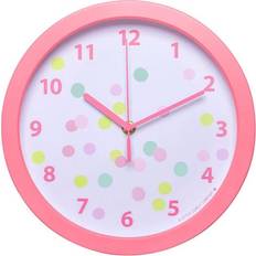 Pink Wall Clocks Kid's Room A Little Lovely Company Clock Confetti