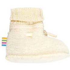 Wolle Booties Joha Wool Fleece Baby Shoes - Nature