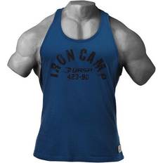 Blå - Fitness - Herre Toppe Gasp Throwback Tank Top Men - Ocean Blue