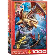Puslespil 1000 brikker dyr Eurographics Dragon Clan 1000 Brikker