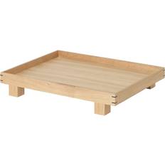 Beige Plateaux de service Ferm Living Bon Small Plateau de service