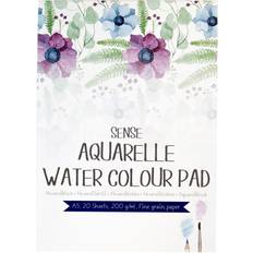 Vita Akvarellpapper Sense Aquarelle Water Colour Pad FSC A5 200g 20 sheets