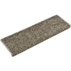 Tappeti per scala vidaXL 134575 15-Pack Grigio cm