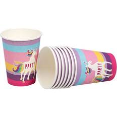 Børnefester Papkrus Hisab Joker Paper Cup Unicorn 8-pack