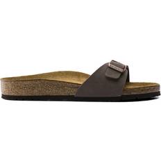 41 ½ - Damen Sandalen Birkenstock Madrid Birko-Flor Nubuck - Mocha