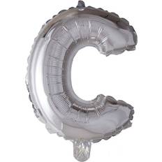 C Bogstavballoner Hisab Joker Foil Ballon Letter C Silver