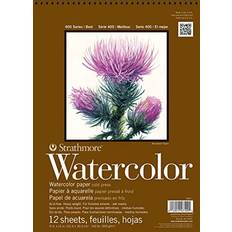 Strathmore 400 Series Water Colour Paper Cold Press Wire Bound 9x12" 300g 12 sheets