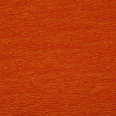 Orange Silk & Crepe Papers Crepe Paper Orange 2.5x0.5m 10 sheets