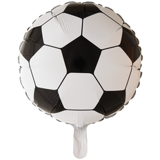Vita Djur- & Figurballonger Hisab Joker Foil Ballon Football Black/White