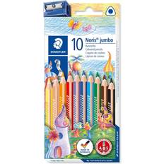 Svarte Fargeblyanter Staedtler Noris Jumbo Coloured Pencils 128 10-pack