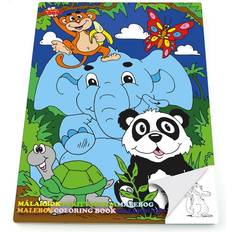 Sense Coloring Book Cute Animals