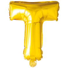 Hisab Joker Foil Ballon Letter T Gold