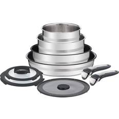 Tefal ingenio jamie oliver Tefal Jamie Oliver Ingenio Set med lock 9 delar