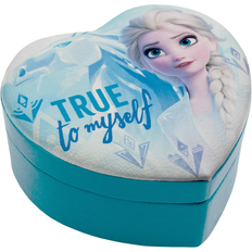 Disney Frozen Joyero Corazón Elsa de Frozen Forma de Corazón Espejo Medidas X Piel Sintética PU