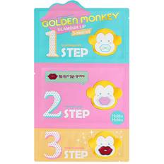 Vitaminas Mascarillas labiales Holika Holika Golden Monkey Glamour Lip 3-Step Kit