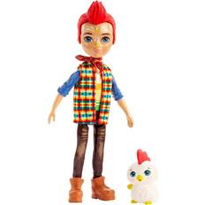 Uccello Bambole e Case delle Bambole Mattel Enchantimals Redward Rooster & Cluck