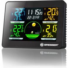 Temp�érature en Fahrenheit Stations Météo Bresser Thermo Hygro Quadro NLX 3 Capteurs Extérieurs