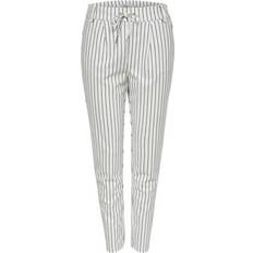 Only Poptrash Trousers - White/Cloud Dancer