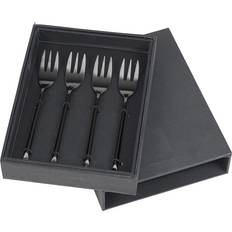 Fourchettes à Gâteau Broste Copenhagen Hune Titanium Mat Black Fourchette à Gâteau 15cm 4pcs