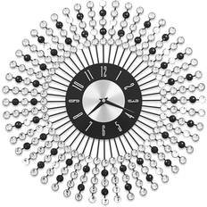 vidaXL 283859 Black/White Wall Clock 42.9cm