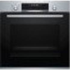 Single - Telescopic Rails Ovens Bosch HBG5785S6B Black, White