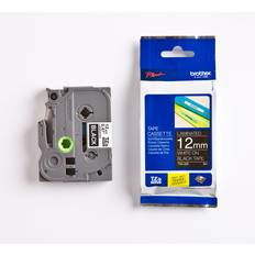 P-Touch Labelling Tape White on Black