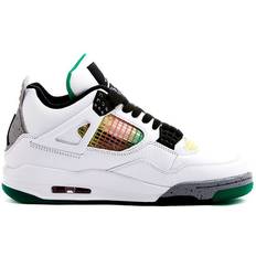 Jordan retro 4 NIKE Air Jordan 4 Retro W - White/University Red/Lucid Green/Black