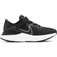 Nike Renew Run PSV - Black/White/Dark Smoke Grey/Metallic Silver