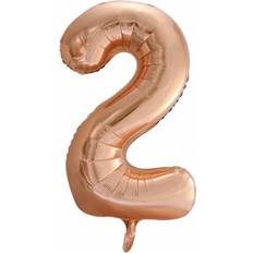 Hisab Joker Foil Ballon Number 2 Rose Gold