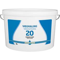 Droppen Maling Droppen 20 Kitchen & Bath Vægmaling Hvid 9L